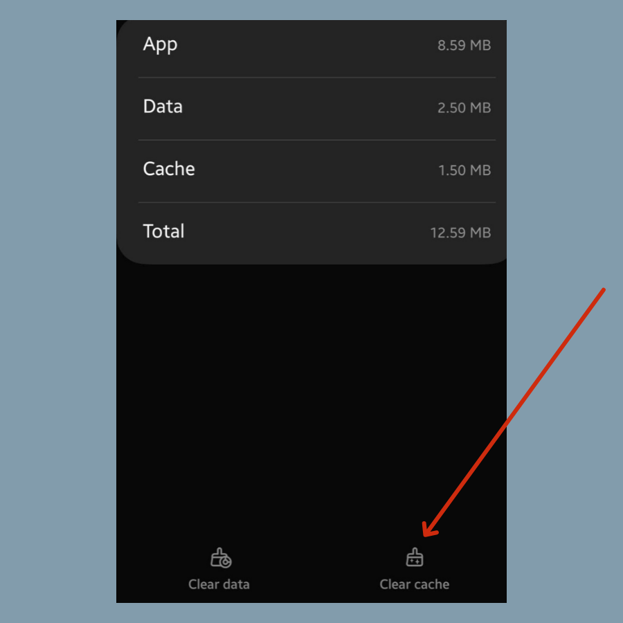 clear cache of ring app