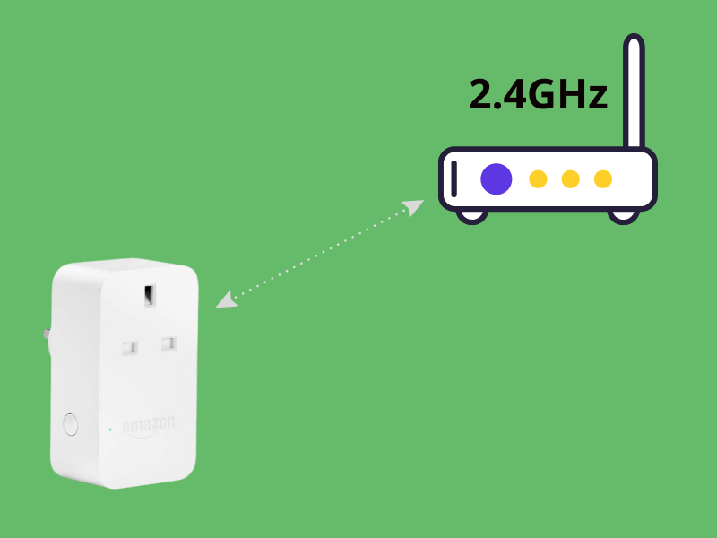 connect smart plug to 2.4 GHz WiFi network