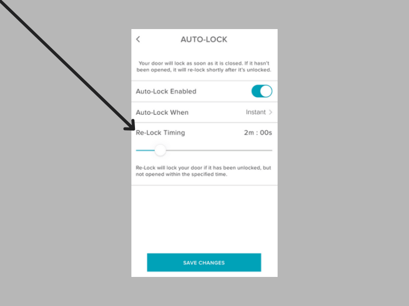 adjust autolock duration on august smart lock