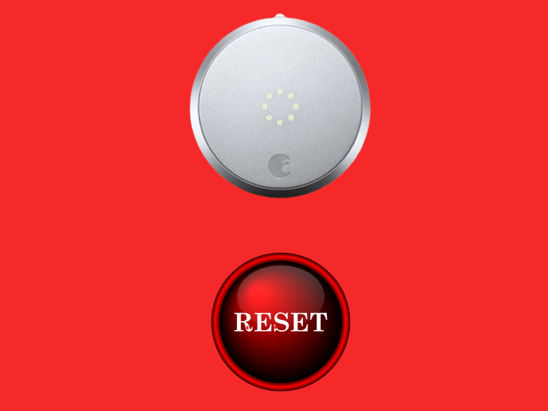 reset the august smart lock