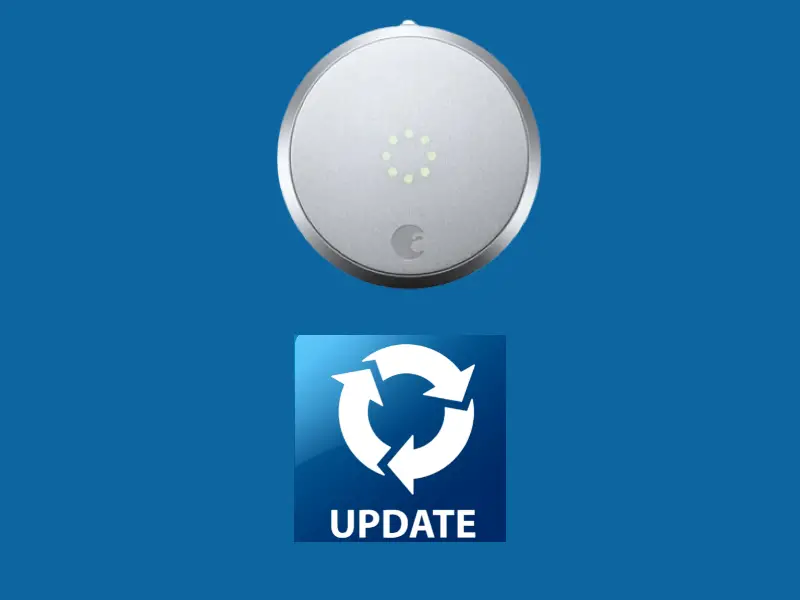 update the august lock firmware