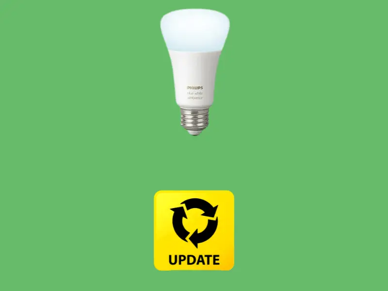 update the philips hue bulb